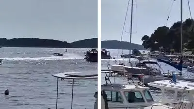 Führerloses Boot sorgt für Chaos vor der Küste von Hvar