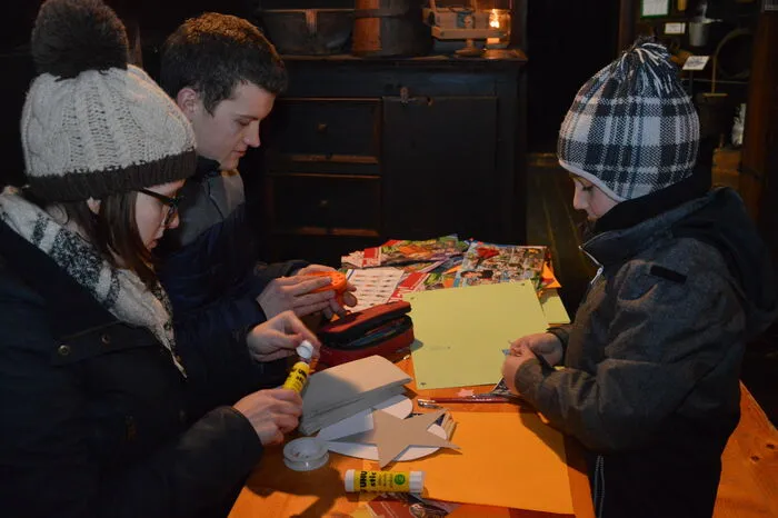 Es gab auch ein Christkindlpostamt für Kinder und die Schüler der Neuen Mittelschule Vorau führten ein Krippenspiel auf.