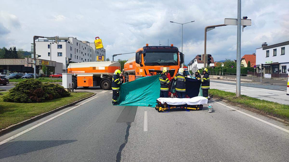 Der Unfall ereignete sich im Kreuzungsbereich Kärntnerstraße/Am Lerchenfeld