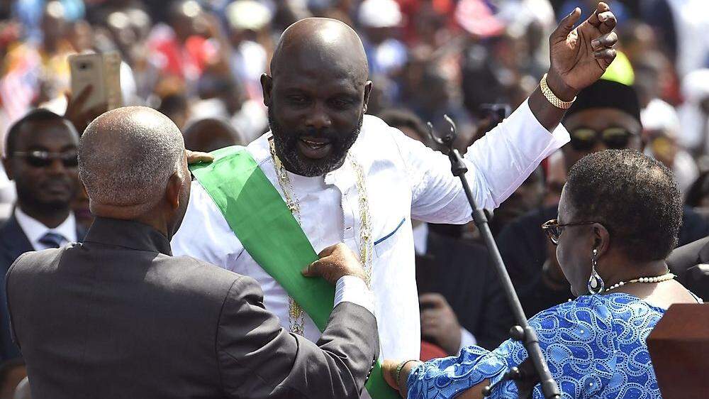 Der neue Präsident Liberias: George Weah 
