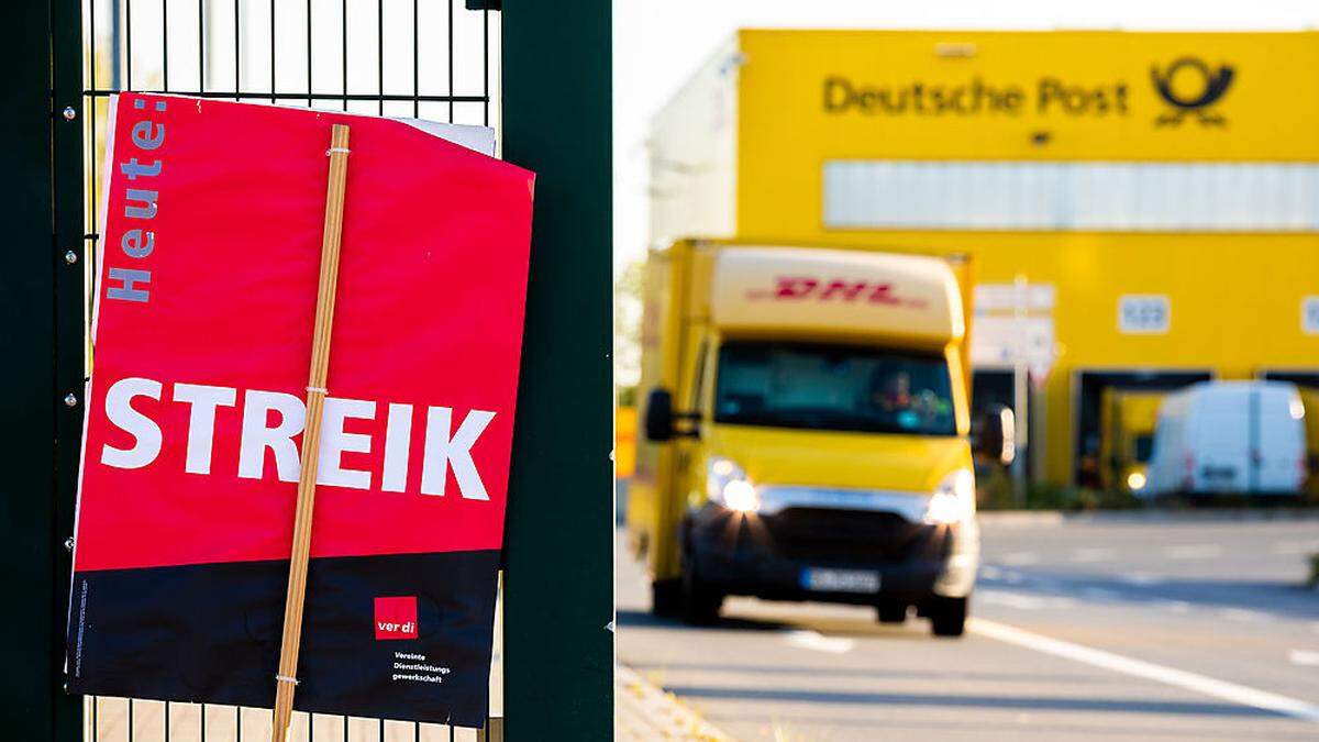 Verdi-Warnstreiks bei der Post in Niedersachsen und Bremen