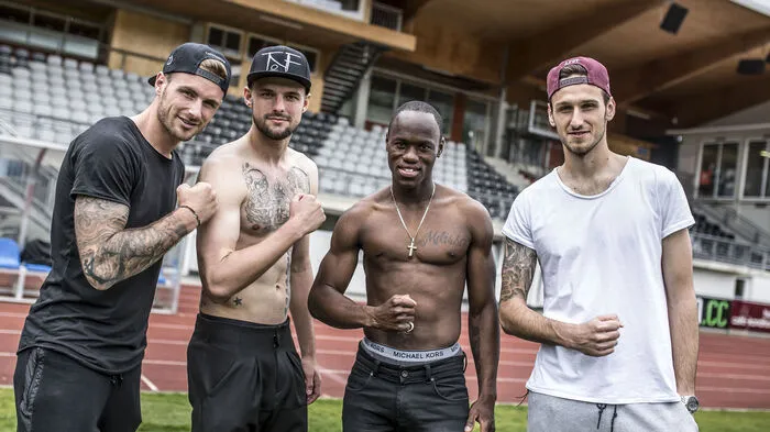 Die WAC-Kicker Michael Sollbauer, Philipp Prosenik, Dever Orgill und Raphael Sallinger präsentieren ihre Tattoos und zeigen sich einmal von ihrer ganz privaten Seite!
