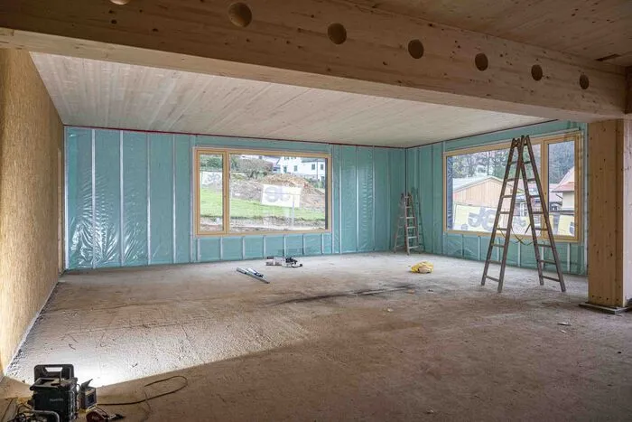 Im Zubau werden rund 1000 Festmeter Holz verbaut