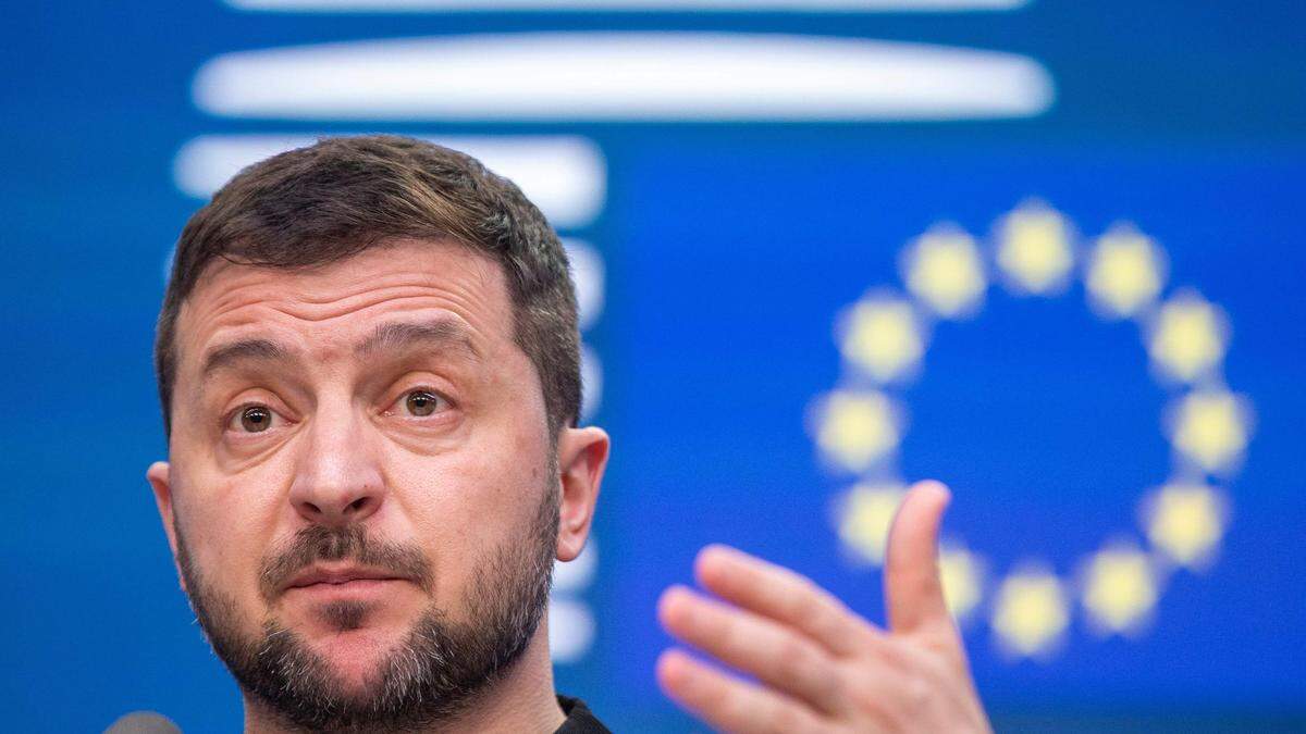 Vergangene Woche sprach der ukrainische Präsident bereits im Europaparlament