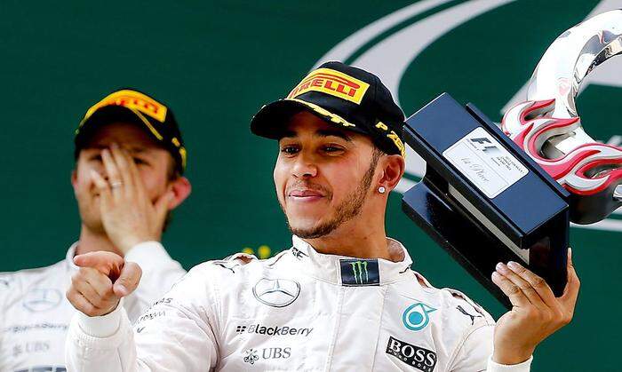 Nicht die besten Kumpels: Hamilton und Rosberg