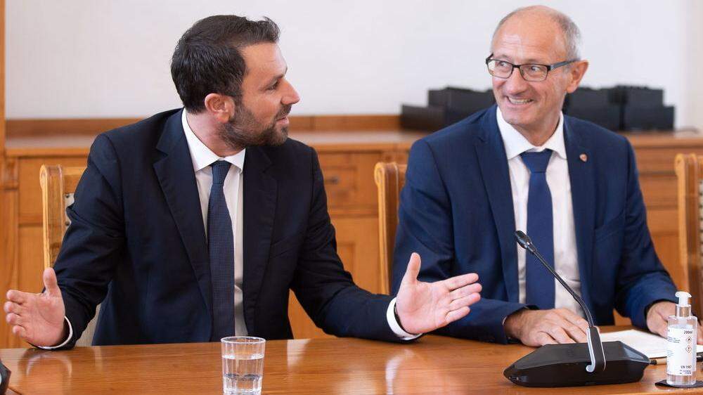 Georg Dornauer (SPÖ) und Anton Mattle (ÖVP) verhandeln schwarzrote Koalition
