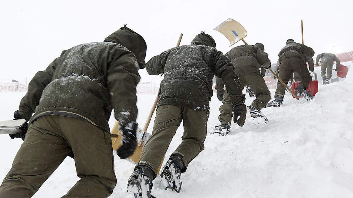 Immer wieder kommen Soldaten in Kitzbühel zum Einsatz