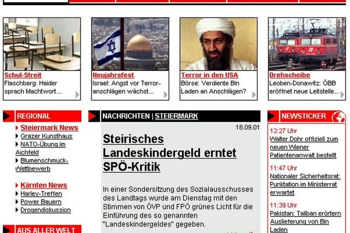 Ende der Neunziger gibt es einen weiteren Relaunch und die Website ist wieder unter der Marke "Kleine Zeitung" online. Es werden zahlreiche neue Online-Services gelauncht: So werden den Usern nun unter anderem Newsletter, Chatrooms und die ersten Themenforen angeboten.