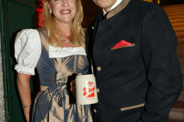 Festival-Direktorin Kristina Hammer in Begleitung von Ehemann Christoph.