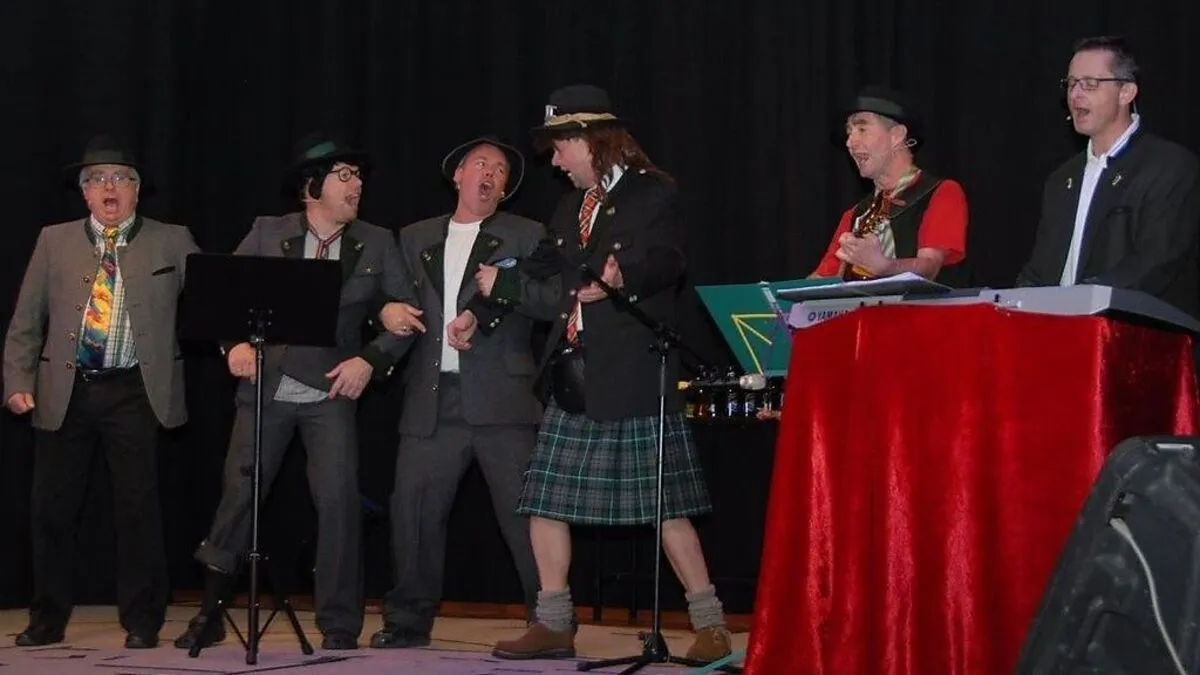 Die "Liederlichen" gaben wieder einen humorvollen Beweis für ihr Gesangstalente