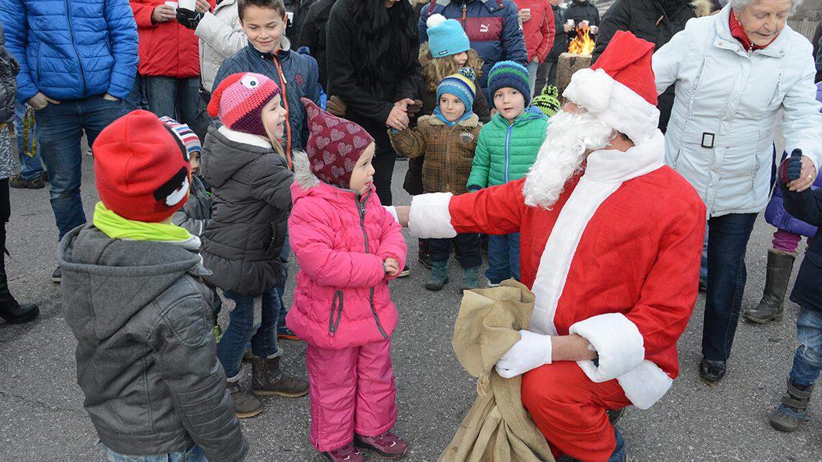 Auch der Weihnachtsmann war zu Gast