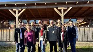 Die Funktionäre der steirischen Landwirtschaftskammer besuchten den Bauernhof der Familie Lanner in Trofaiach
