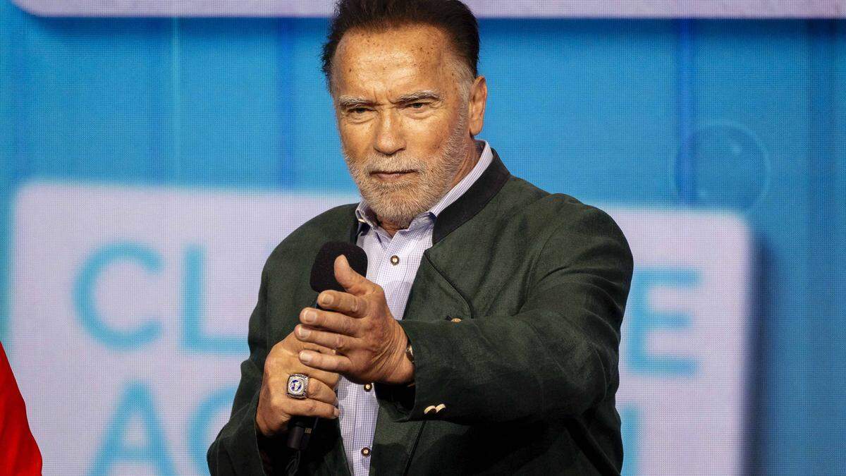 Arnold  Schwarzenegger äußerte sich mehrmals zum Klimawandel