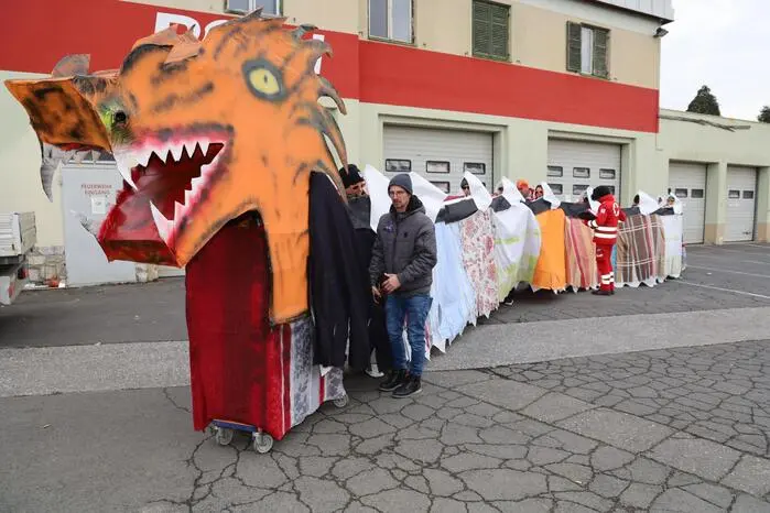 ... trieben auch Clowns, Hexen und sogar Drachen ihr Unwesen
