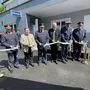 Zur Eröffnung wurde symbolisch das Band durchschnitten