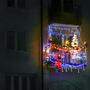 Blickfang Balkon: Nicht alle Nachbarn haben Freude an der Weihnachtsbeleuchtung