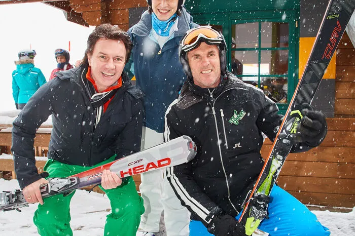 ... Kurt Elsasser, Karoline Edtstadler und Michael Konsel ...