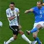 Giorgio Chiellini (rechts) spielte zum letzten Mal für seine Italiener