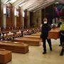 Die Kirche San Giuseppe diente vorübergehend als Leichenhalle