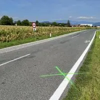 An dieser Stelle ist es zum tragischen Unfall gekommen
