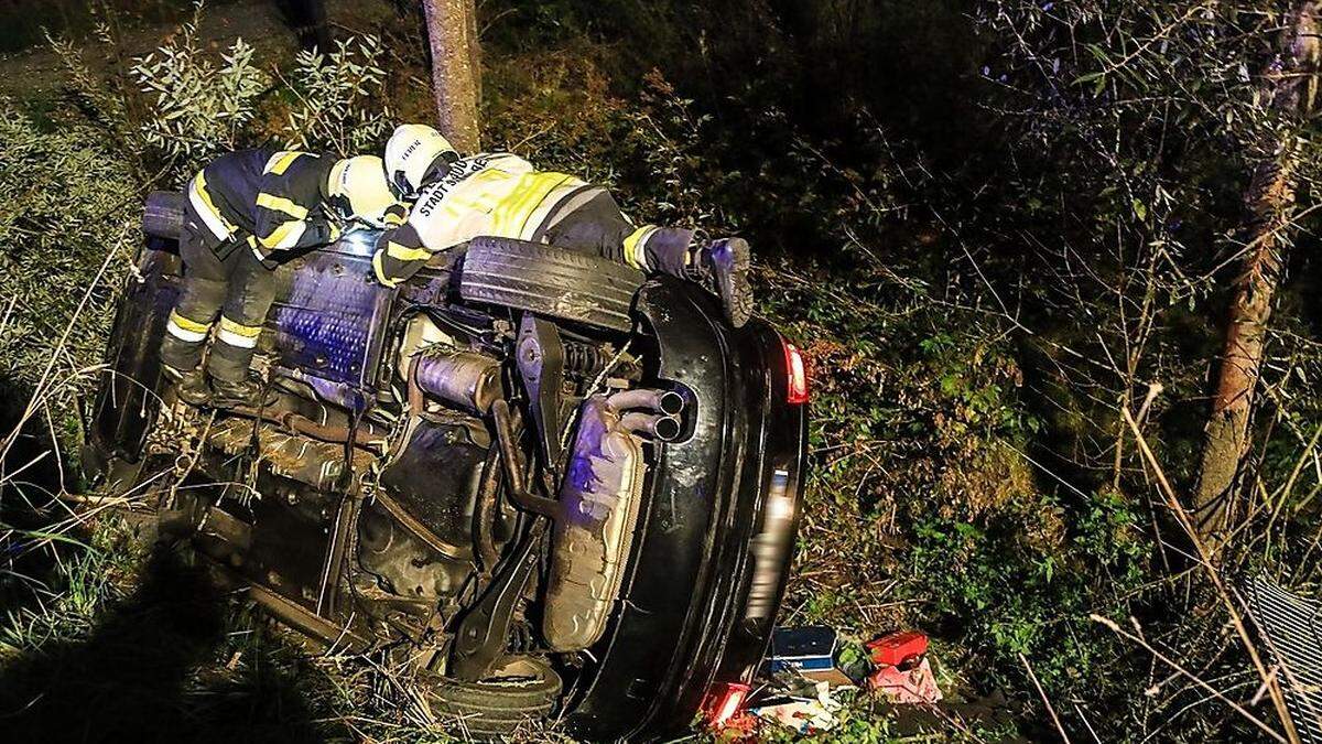 Nach dem Unfall in Spielberg: Feuerwehr im Einsatz