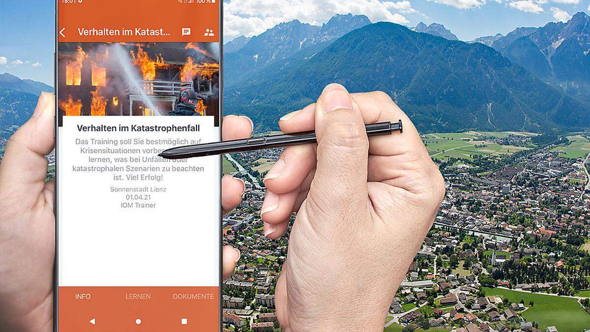 Mit gerlerntem Wissen der Katastrophe besser begegnen. Das soll die &quot;Smartes Lienz&quot;-App ermöglichen