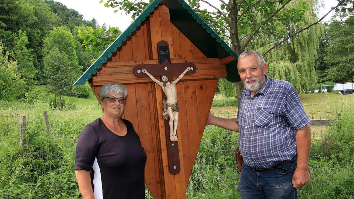 Familie Wascher mit dem &quot;Klocker-Kreuz&quot;