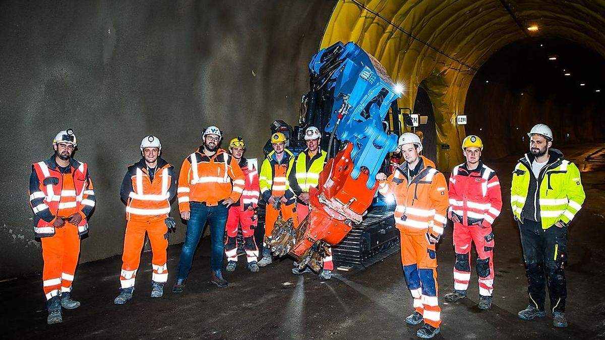 Vier Monate dauerte die Ausbildung zum Tunnelbautechniker