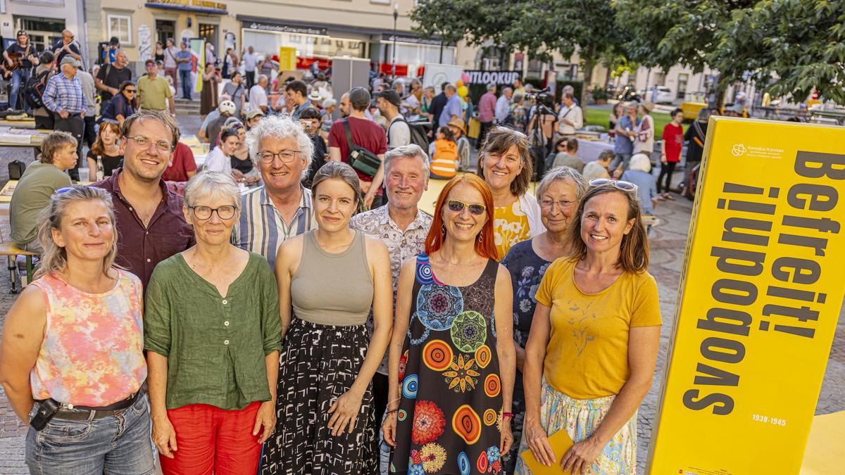 Befreit! Ein Fest dem Widerstand am Domplatz in Klagenfurt
