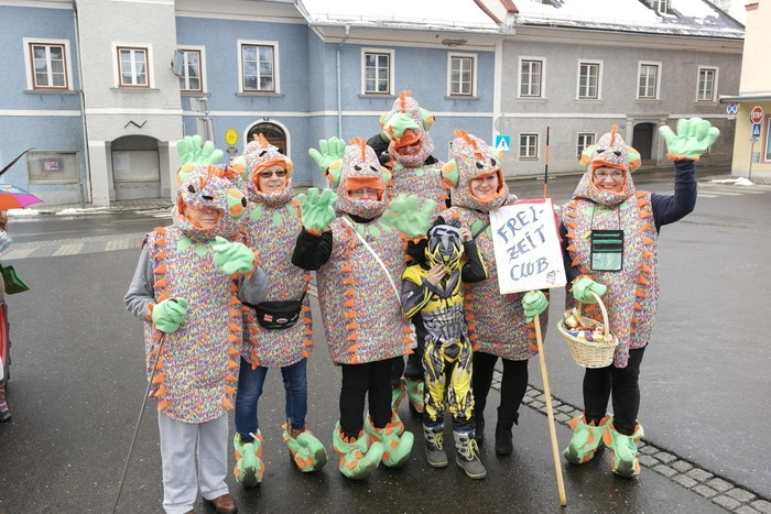 Ganz der Umgebung passten sich die Chamäleons des Vordernberger Freizeitclubs an und man musste genau schauen, um sie zu entdecken.