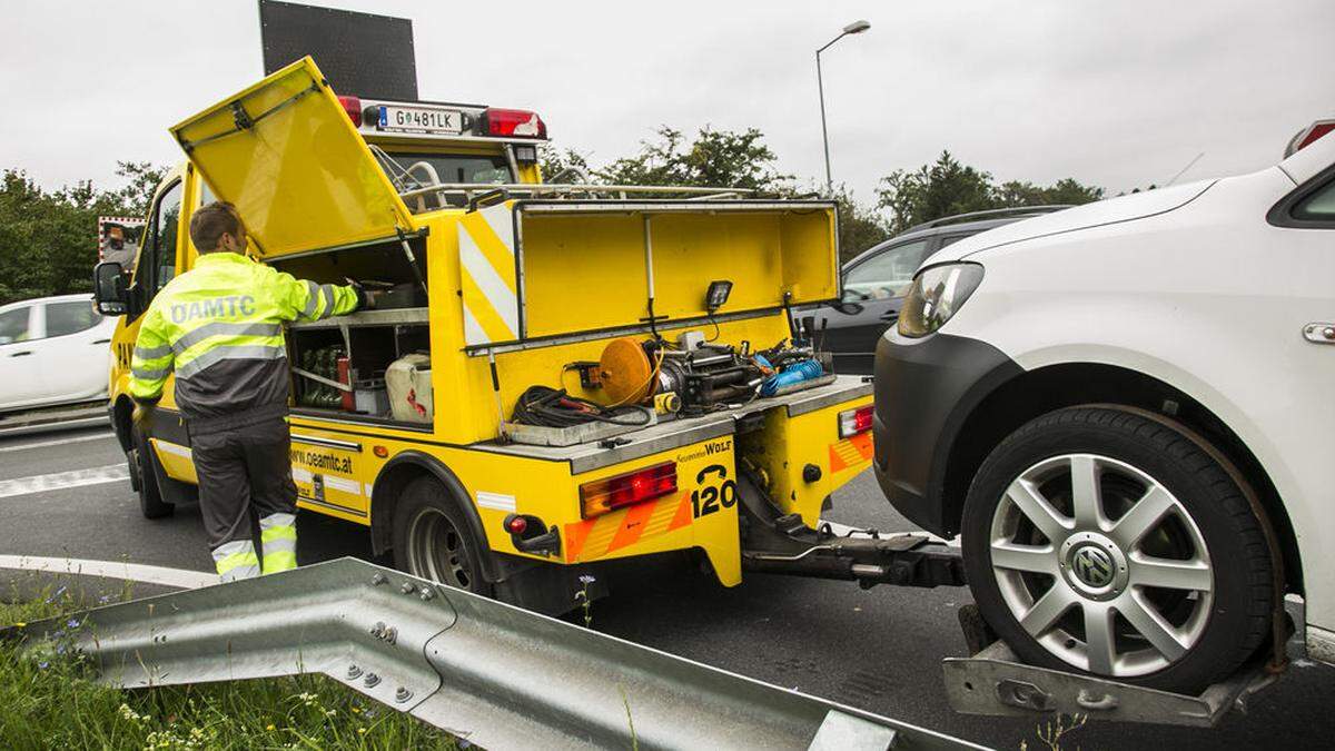 Abschleppungen werden weiterhin durchgeführt, nur unter strengeren Hygienevorschriften.