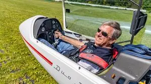Martin Huber ist seit 50 Jahren Segelflugzeugpilot
