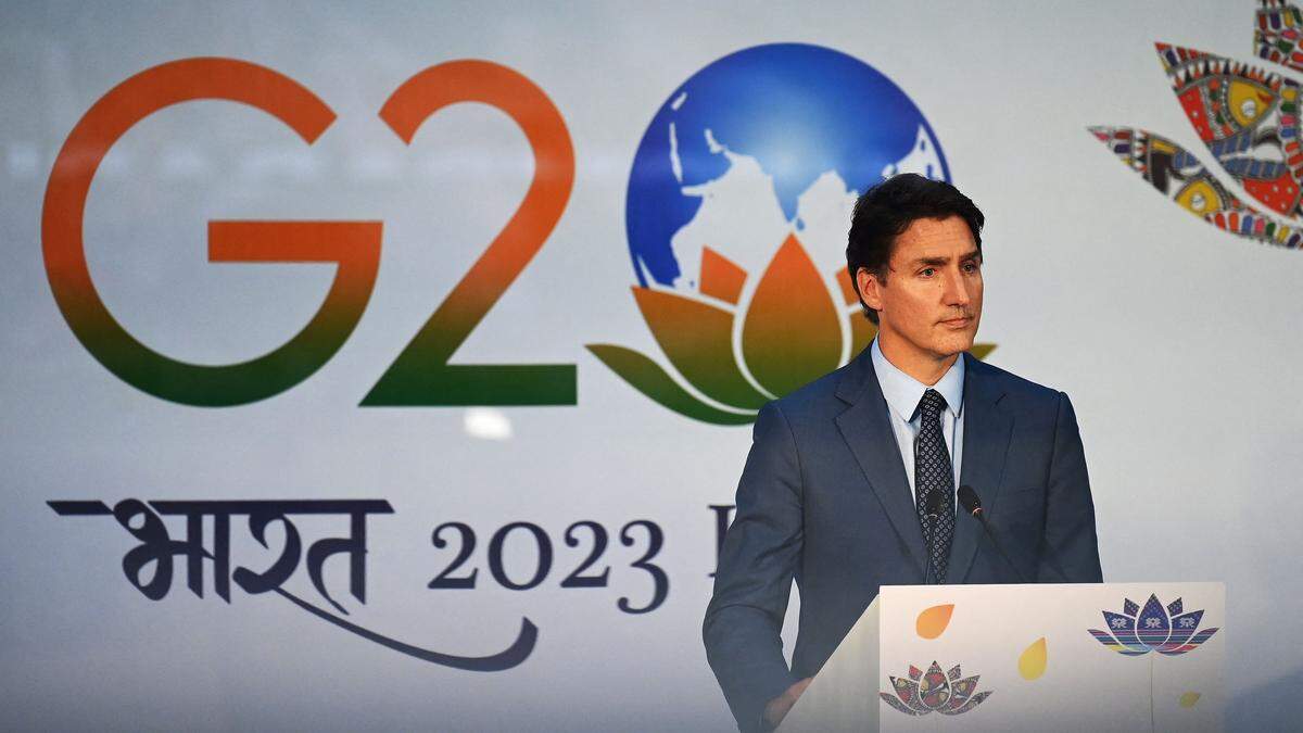 Trudeau war für den G20-Gipfel nach Indien gereist.