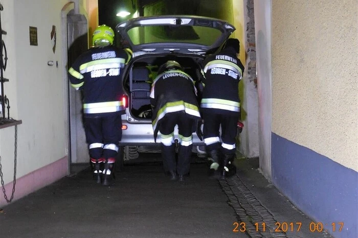 Fahrzeugbergung in der Zellergasse