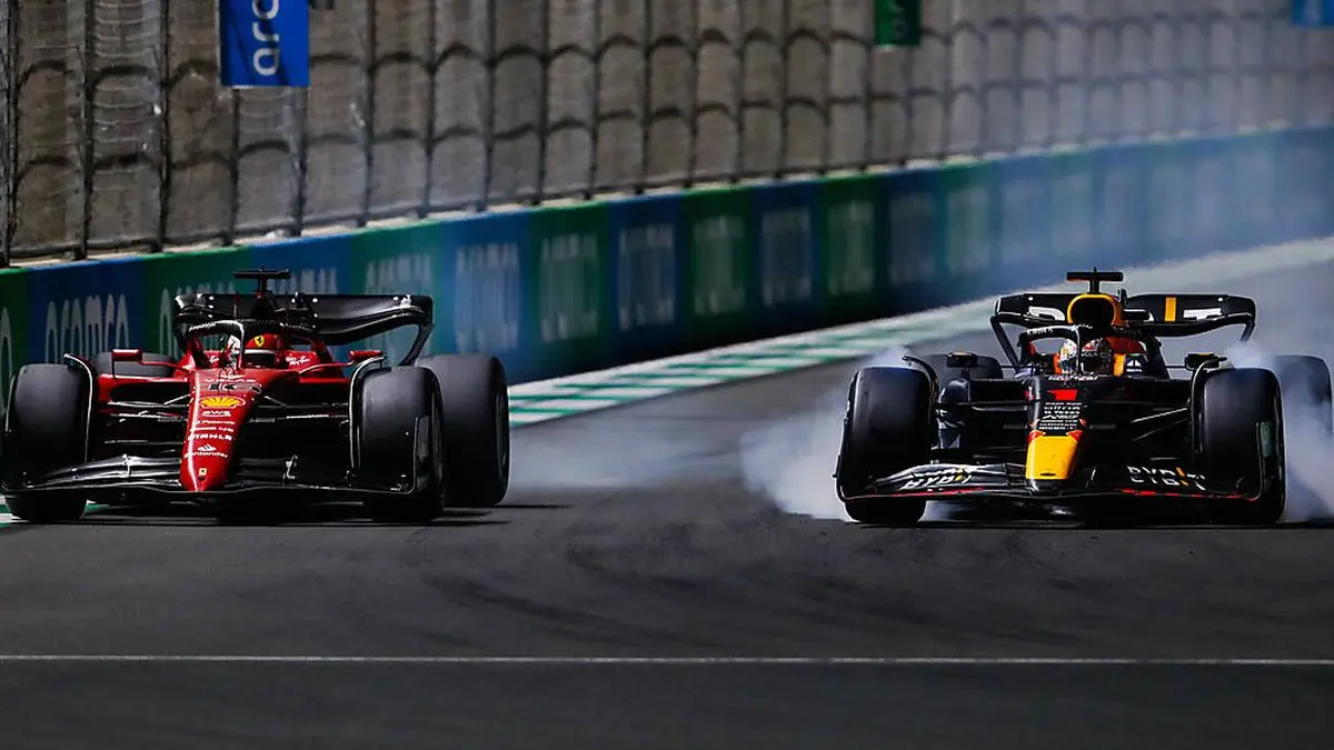 "Bremsduell" zwischen Leclerc und Verstappen in Jeddah
