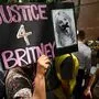  Solidaritätskundgebung für Britney Spears vor dem Gericht in Los Angeles