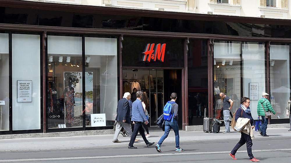 Marktführer in Österreich, die Kette H&M