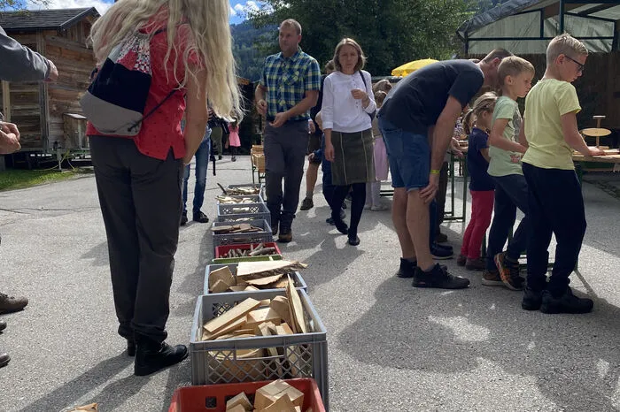 Beim Holzworkshop konnten sich die Kinder kreativ ausleben