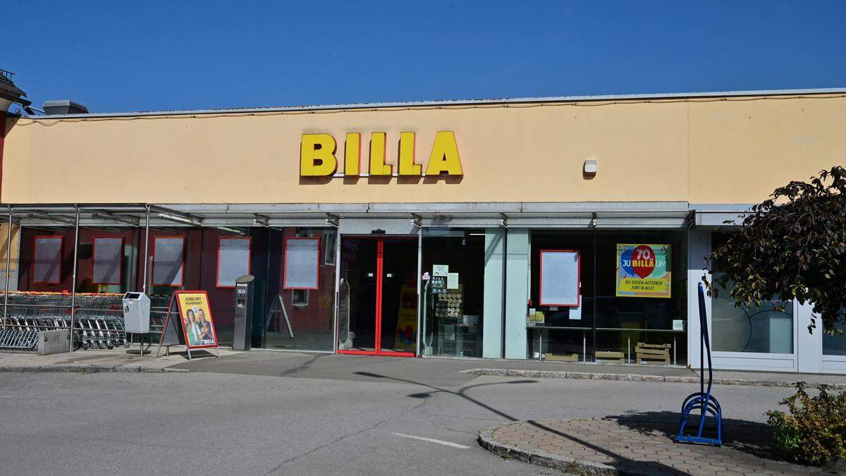 Billa ist seit 1999 an diesem Standort in Zentrum von Zeltweg ansässig