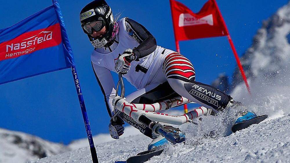 Am Nassfeld findet das Skibob Weltcup-Finale statt