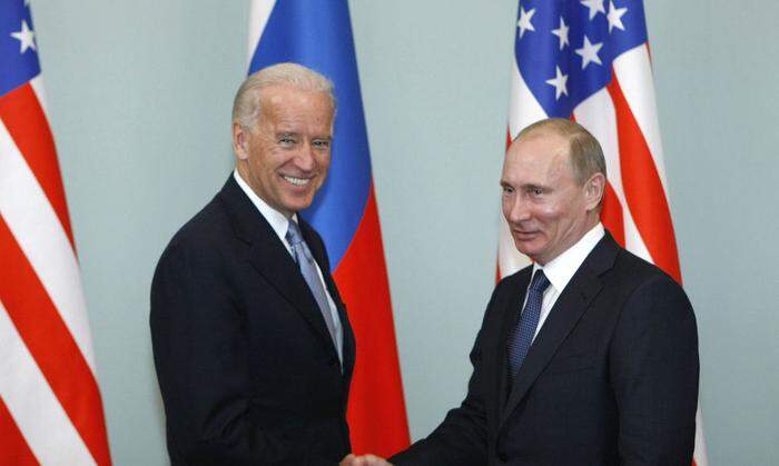 Biden und Putin: Archivfoto aus dem Jahr 2011, als Joe Biden noch US-Vizepräsident war