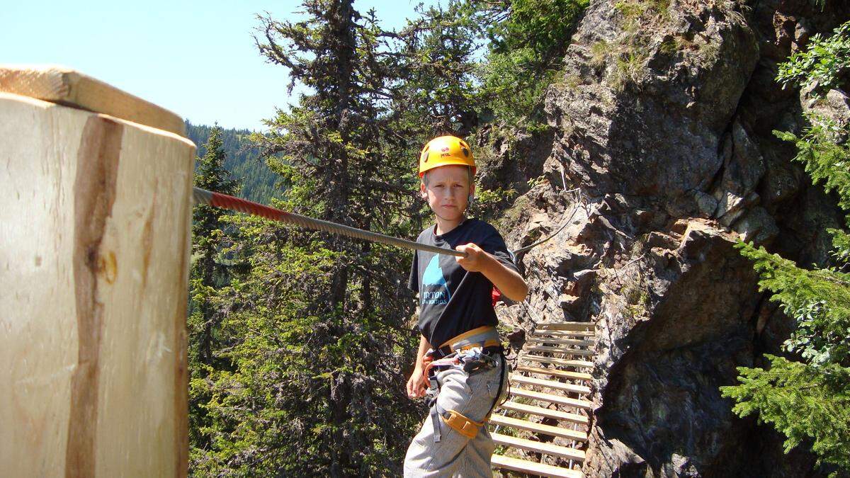 Am Klippitztörl geht es hoch hinaus. Hängebrücke und Klettersteig sind geöffnet