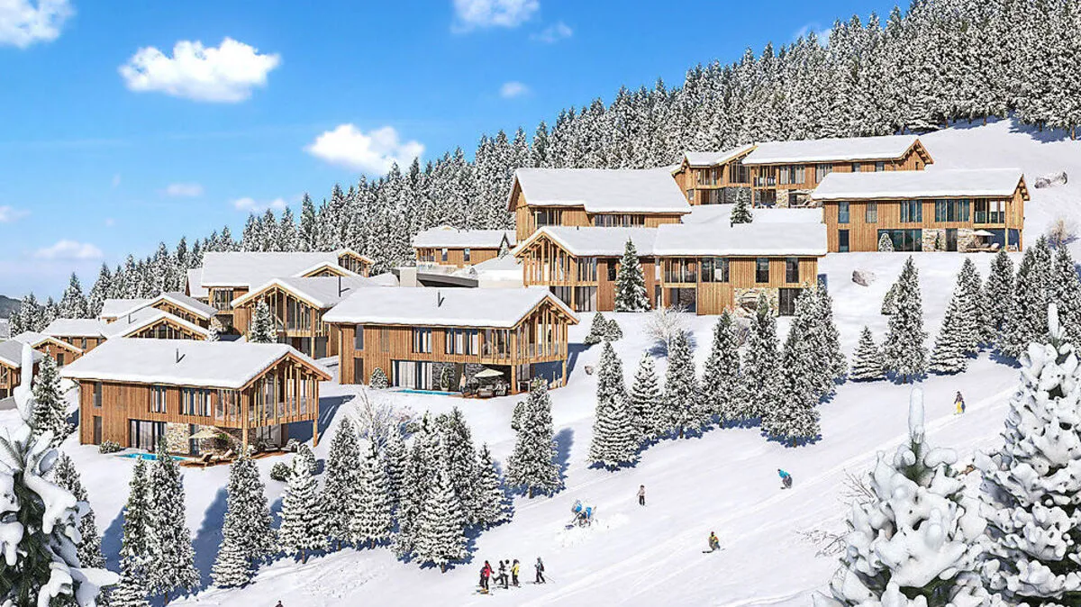 So wird das Chalet-Dorf ausschauen