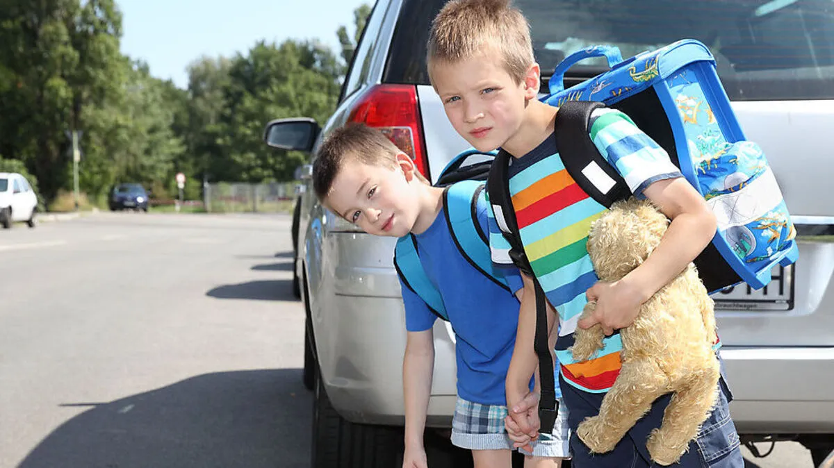 Auf dem Schulweg ist Vorsicht geboten