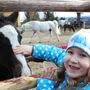Kathrin Wagner hatte beim ersten Termin der Fohlenerlebnistage im Lipizzanergestüt in Piber sichtlich großen Spaß. Bis Ende März folgen drei weitere Termine