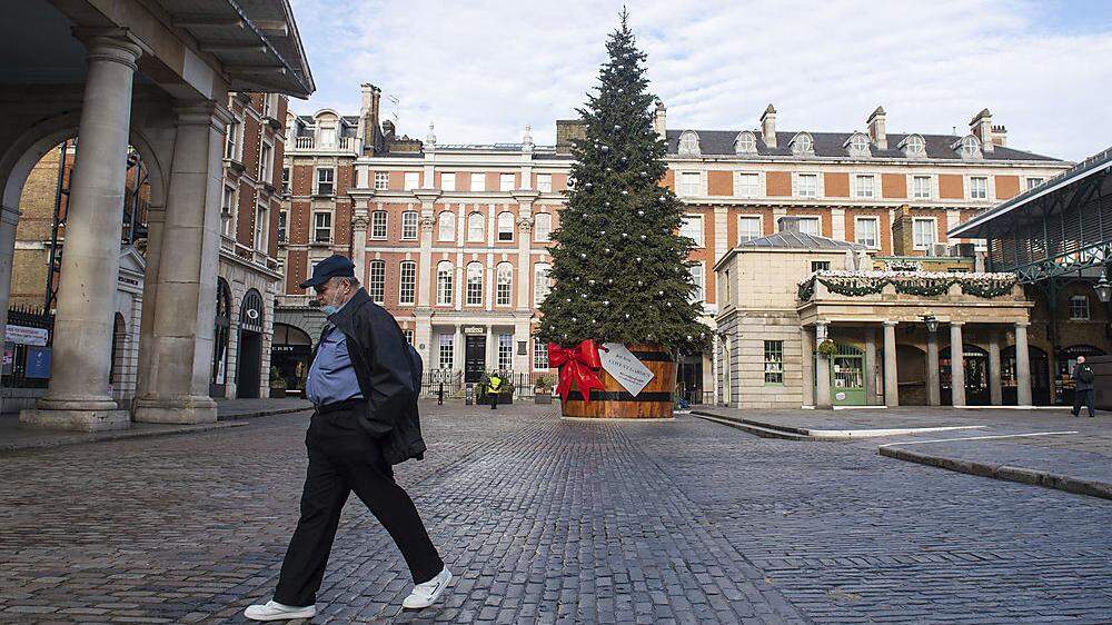 Fast ausgestorben: der sonst so belebte Covent Garden in London