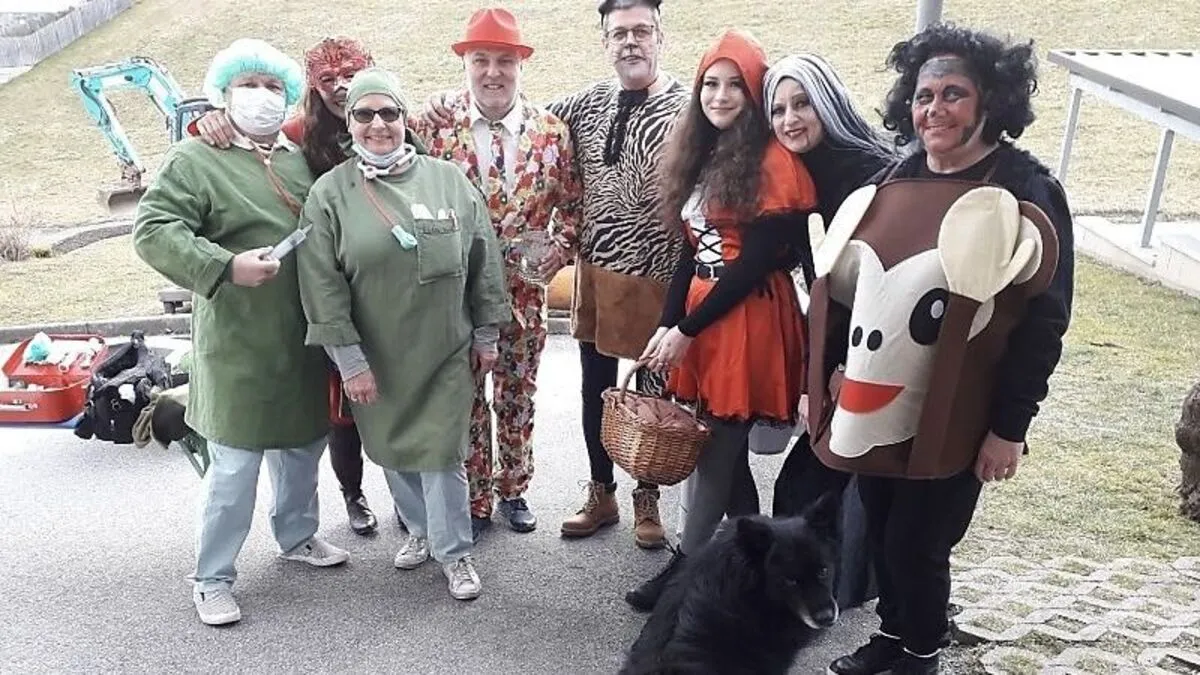 Die Faschingsparty mit den Nachbarn muss heuer für Ulrike Linhard ausfallen
