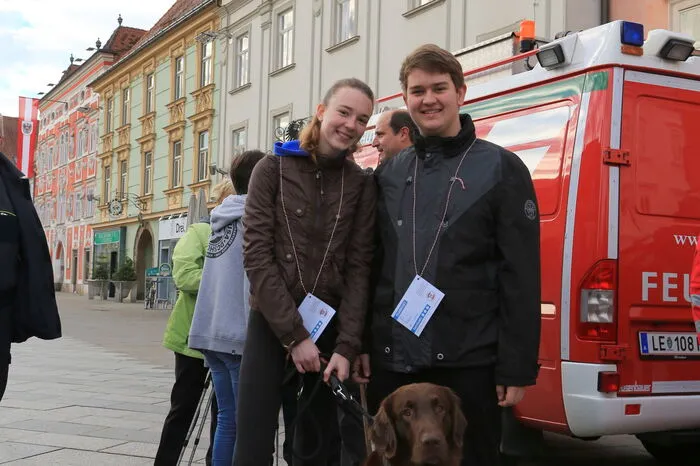 Auch viele Hunde waren mit dabei. 