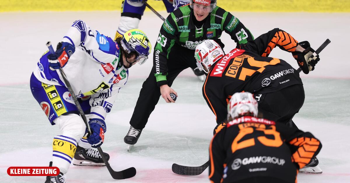 Eishockey-Liga: Play-offs: Graz trifft auf den VSV, KAC spielt gegen Fehrwerb