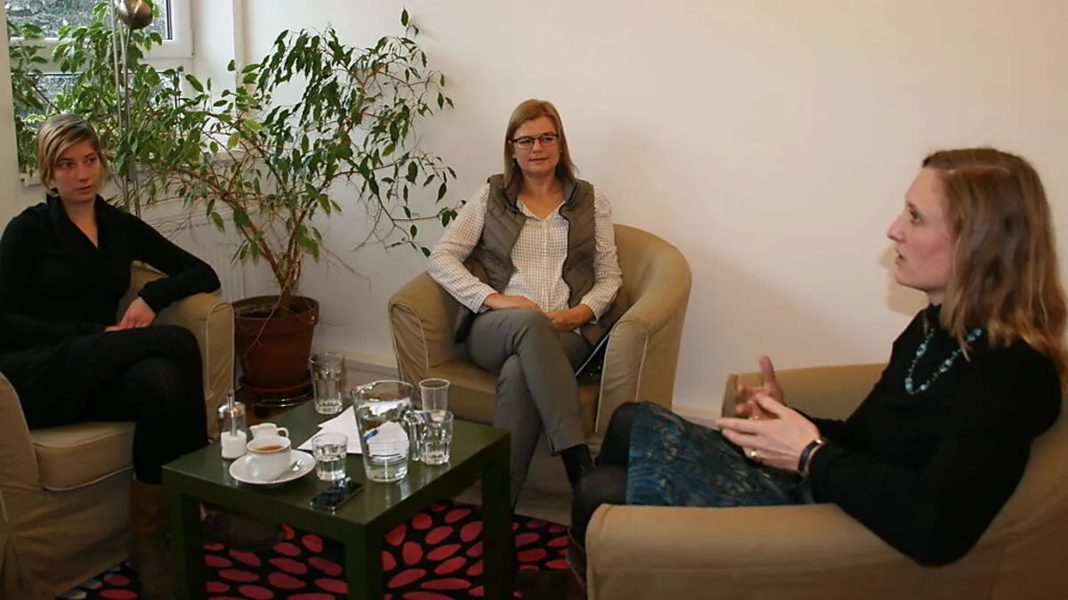 Bettina Hasenhütl, Evelyn Moser und Ulrike Leeb (von links) begleiten Kinder und Jugendliche unter anderem bei Fällen von psychischer sowie physischer Gewalt